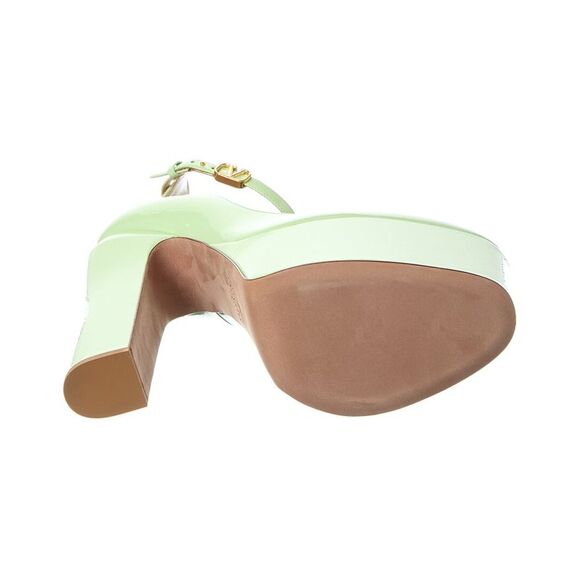 Valentino Go 155 Patent Platform Pump, Green - Picture 4 of 5